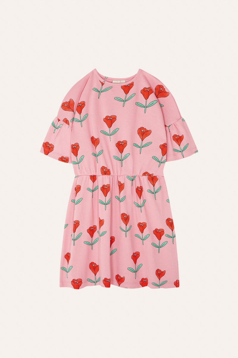 Tulips Allover Pink Dress