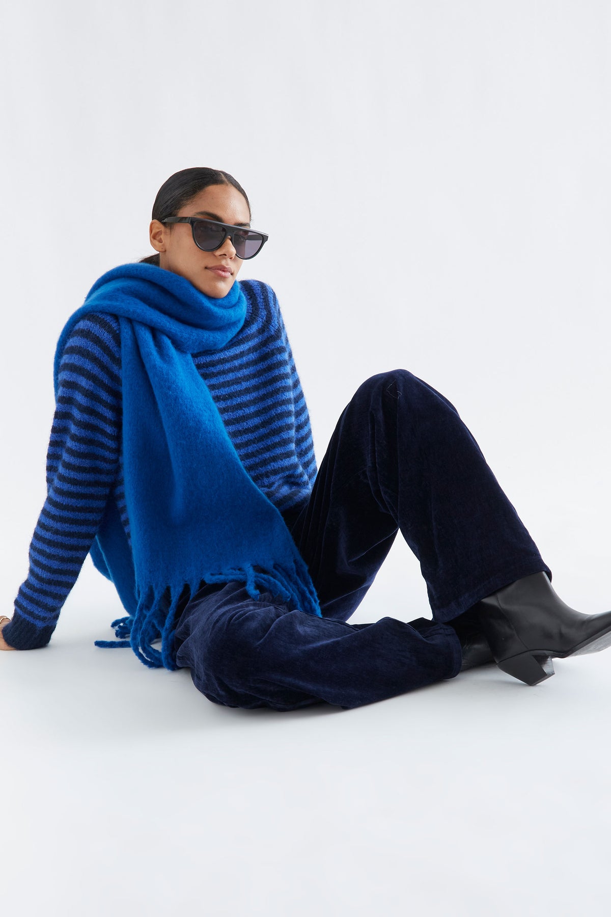Stripe Sweater - Blue/Navy