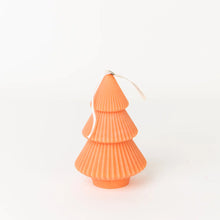 Load image into Gallery viewer, Ribbed Xmas Tree Candle - Several Colors