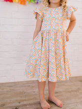 Load image into Gallery viewer, Olivia Dress - Primary Rainbow