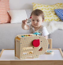 Load image into Gallery viewer, Wooden 5-in-1 Elephant Music Toy