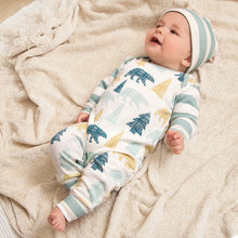 Load image into Gallery viewer, Bear Mountain Baby Boy Cotton Romper