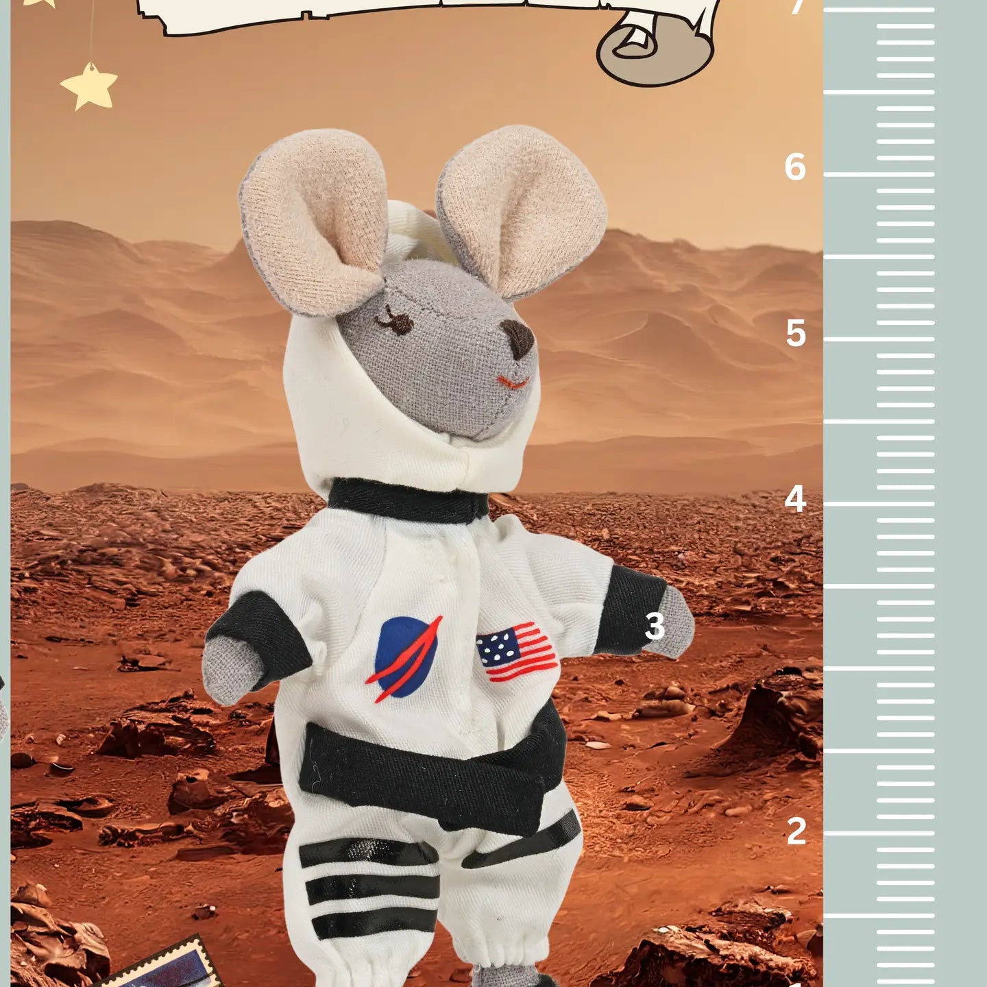 Astronaut Mouse in a Match Box