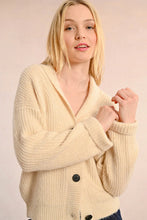 Load image into Gallery viewer, Loose Knited Cardigan - Cream