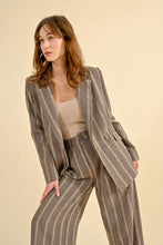 Load image into Gallery viewer, Herringbone Double-Breasted Blazer