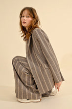 Load image into Gallery viewer, Herringbone Double-Breasted Blazer