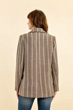 Load image into Gallery viewer, Herringbone Double-Breasted Blazer