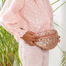 Load image into Gallery viewer, Pink Sequin Waist Bag