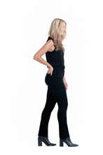 Load image into Gallery viewer, Slim Straight Leg Black Denim - Sheila