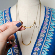 Load image into Gallery viewer, Medium Crescent Necklace