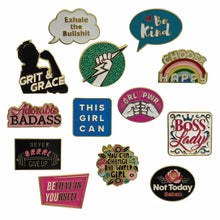 Load image into Gallery viewer, Enamel Power Pins - Several Styles