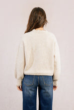 Load image into Gallery viewer, Lace Trim Sweater - Cream