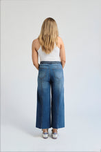 Load image into Gallery viewer, High Rise Wide Leg Braided Waistband Denim - Bolti
