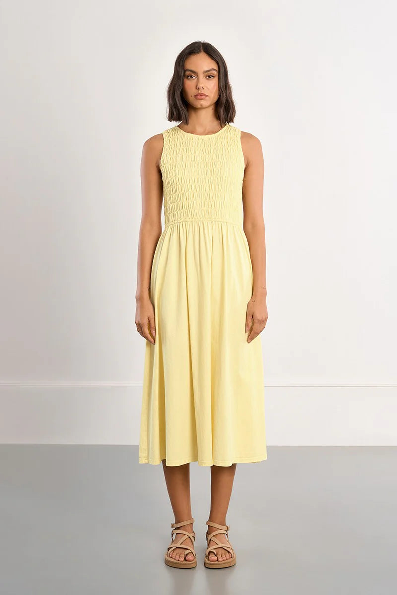cotton smocked dress Cotton Smocked Dress