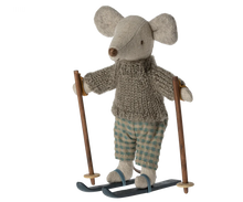 Load image into Gallery viewer, Maileg Big Brother Mouse on Skis