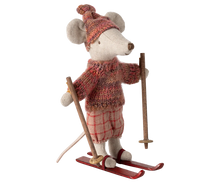 Load image into Gallery viewer, Maileg Mouse Big Sister on Skis
