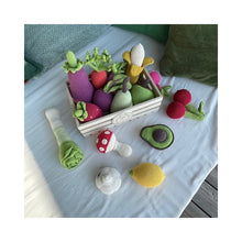 Load image into Gallery viewer, Leek Rattle 100% organic cotton