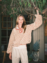 Load image into Gallery viewer, Heart Print Teddy Bear Pullover Jacket