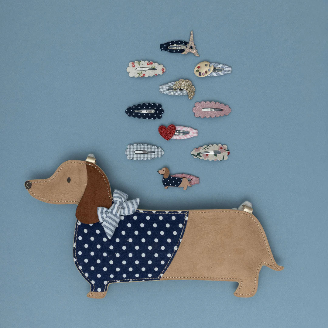 Scalloped Edge Hair Clips