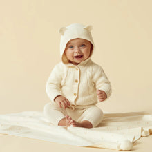 Load image into Gallery viewer, Ecru Knitted Cable Jacket