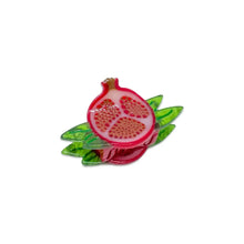 Load image into Gallery viewer, Mini Pomegranate Hair Claw Clip