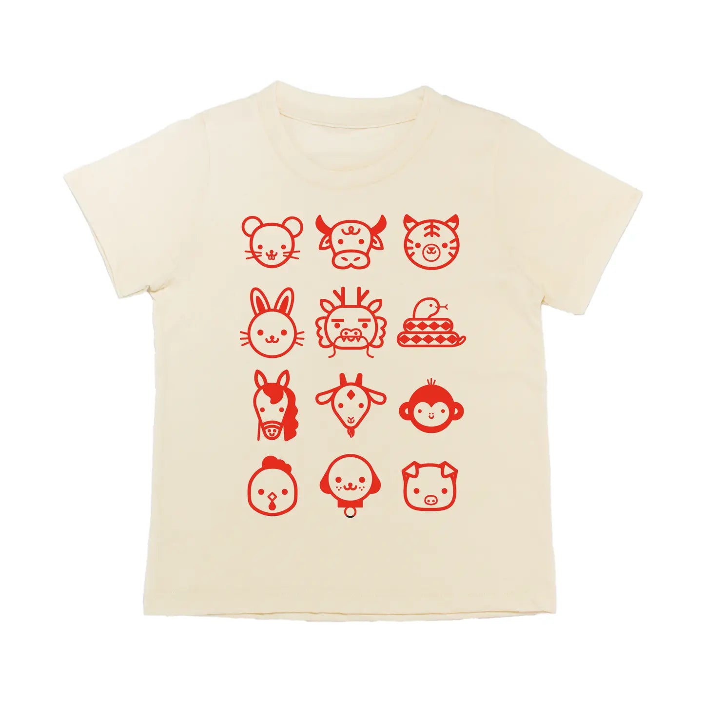 Zodiac Animals Lunar New Year Graphic Tee