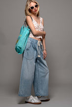 Load image into Gallery viewer, Coastal Breeze Wide-leg Denim Pants