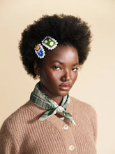 Load image into Gallery viewer, Sheepish Pastures Crochet Hair Clips