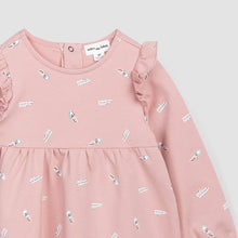 Load image into Gallery viewer, Sneaker Print on Rose Terry Dress