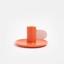 Load image into Gallery viewer, Orange/Pink Candle Holder