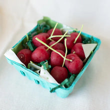 Load image into Gallery viewer, Beeswax Cherry Birthday Candles - 5 count
