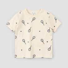 Load image into Gallery viewer, Racquet Print on Birch T-Shirt