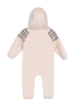 Load image into Gallery viewer, Fair Isle Jacquard Sweater Knit Baby Hooded Jumpsuit