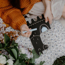 Load image into Gallery viewer, Llama Shaped Chalk Board / with Chalk