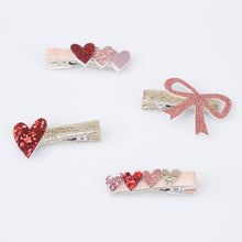 Load image into Gallery viewer, Valentine's Hair Clips (x 8)