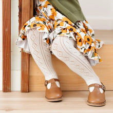 Load image into Gallery viewer, Fancy Knit Tights - Ivory