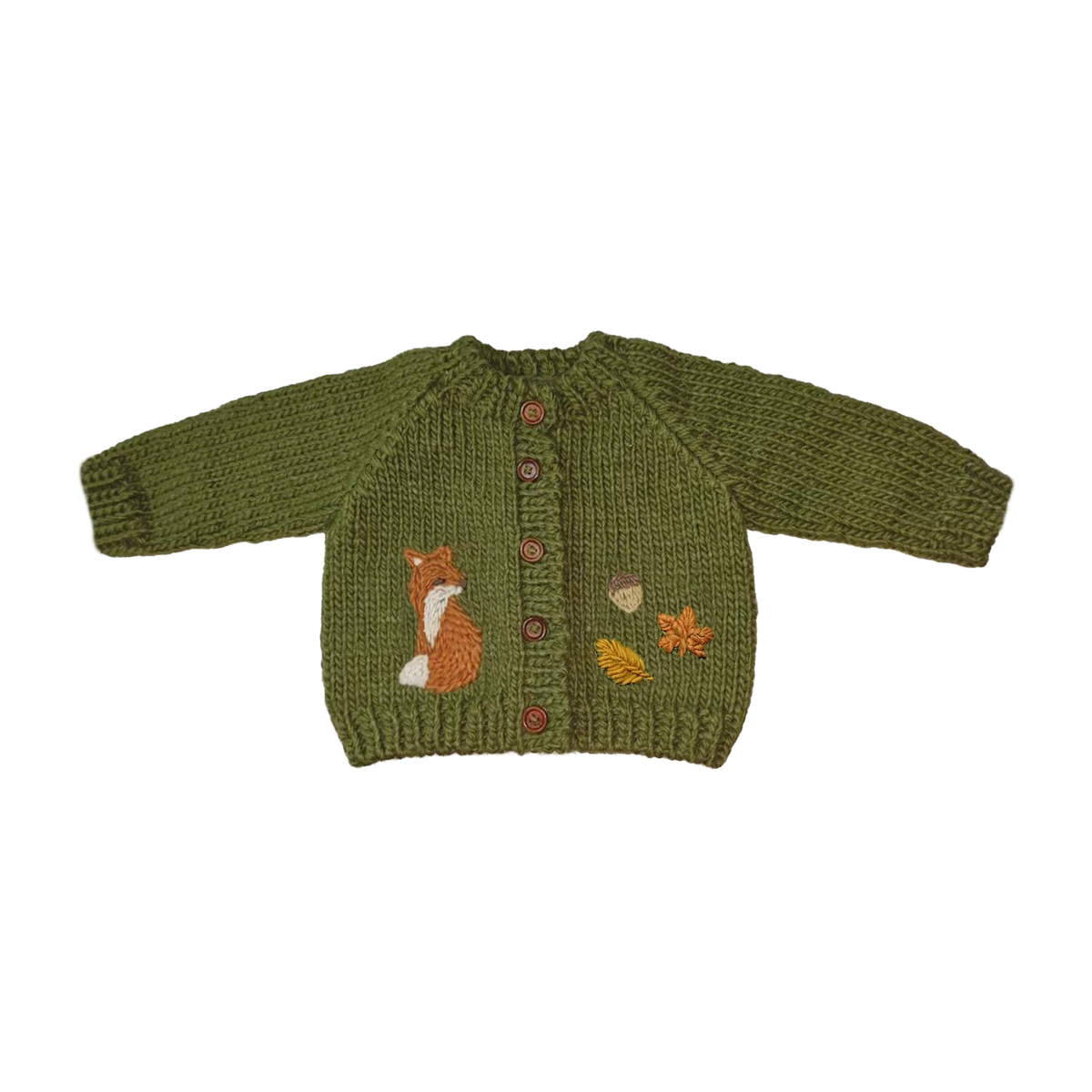 Fox Cardigan Woodland Baby
