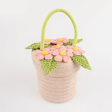 Load image into Gallery viewer, Flower Pot Basket Bag