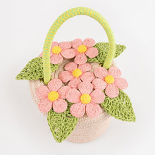Load image into Gallery viewer, Flower Pot Basket Bag