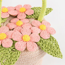 Load image into Gallery viewer, Flower Pot Basket Bag