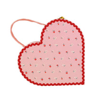 Load image into Gallery viewer, Vintage Rose Heart Suitcases (x 2)