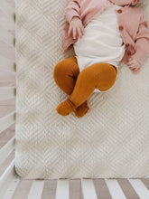 Load image into Gallery viewer, Cable Knit Tights - Mustard