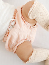 Load image into Gallery viewer, Fancy Lace Top Knee High Socks - Vanilla