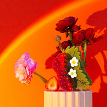 Load image into Gallery viewer, Large Strawberries and Flowers Hair Claw Clip