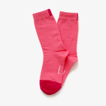 Load image into Gallery viewer, Precita Pink Crew Socks