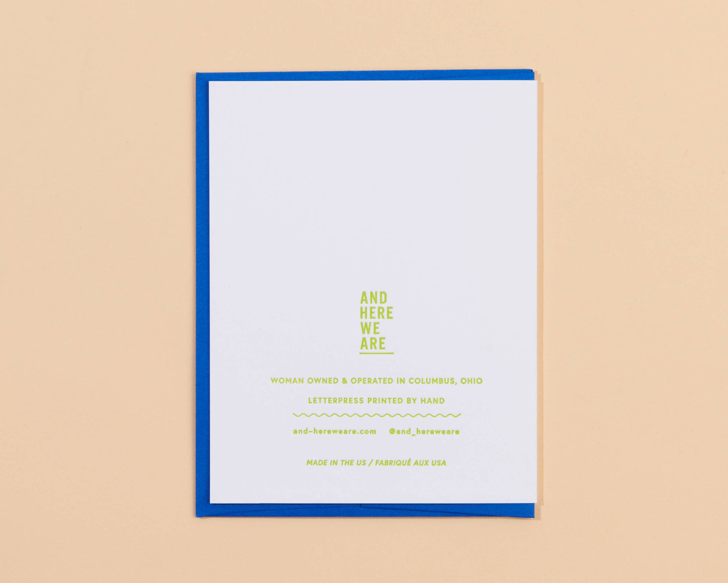 Letterpress Card—Like A Father To Me