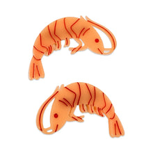 Load image into Gallery viewer, Shrimp Alligator Hair Clip Set
