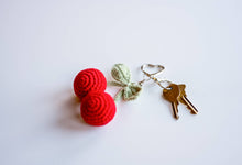 Load image into Gallery viewer, Cherry Keychain, Cherry Bag Charm