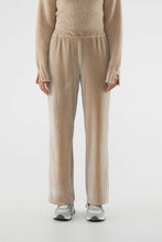 Load image into Gallery viewer, Velvet Stretch Pants - Beige