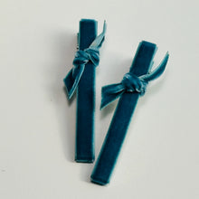 Load image into Gallery viewer, Velvet Bar Clips - Several Colors
